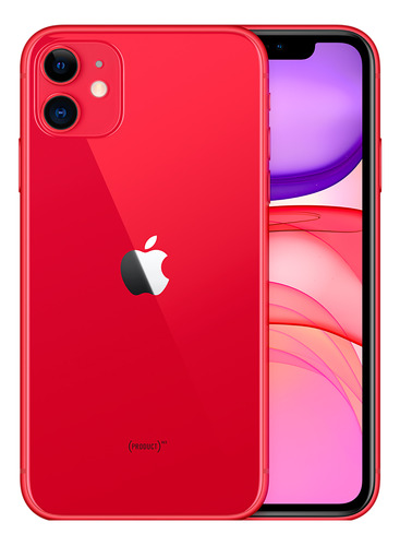 Cel Apple iPhone 11 4gb 64gb Red 1 Año Gtia - Tecnobox (Reacondicionado)