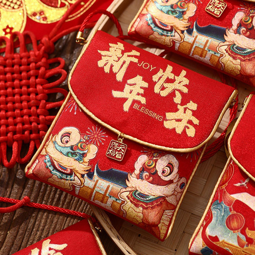 Ano Novo Chinês Envelope Vermelho Festival Da Com Cordão