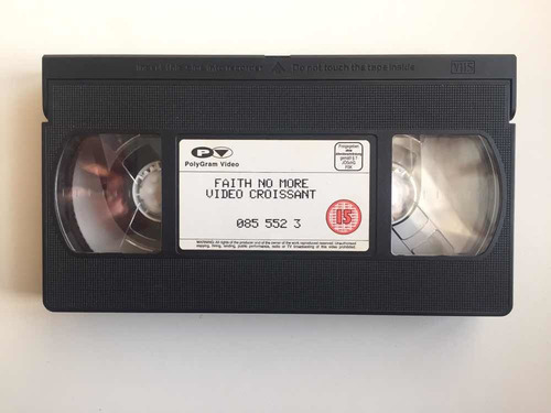 Imagem 5 de 7 de Faith No More Video Croissant Fita Vídeo Vhs Importada Uk