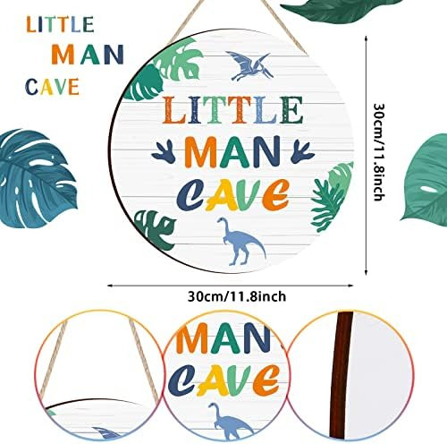 Letrero De Madera Con Cita De Dinosaurio Con Frase De Little