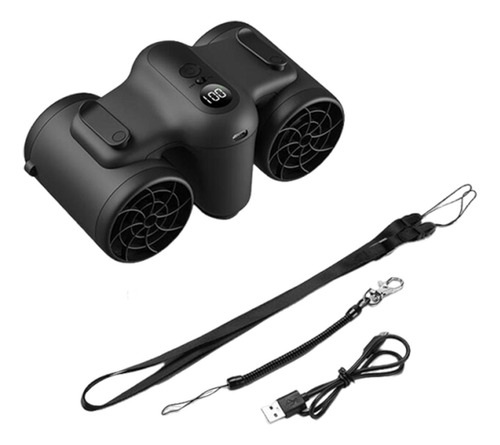 Ventilador De Cintura Con Cordón Para Colgar En El Cuello,