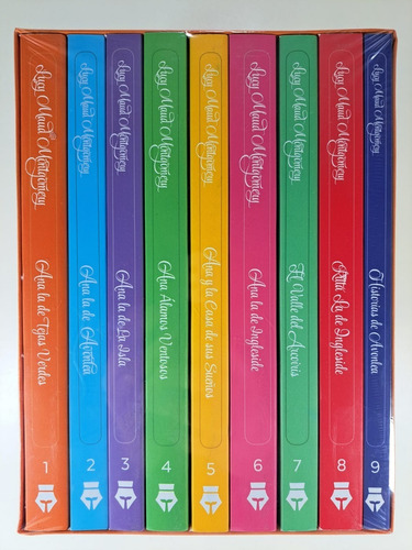 COLECCIÓN COMPLETA ANA LA DE TEJAS VERDES, de LUCY MAUD. Editorial Montogomery, tapa blanda en español, 2021