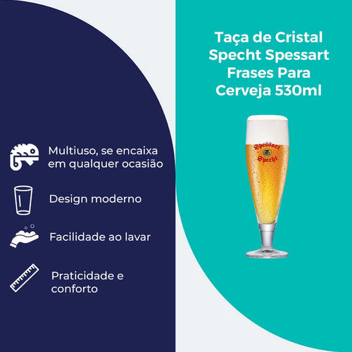 Taça de Cristal com Frases Spessart Specht 530ml, Ruvolo