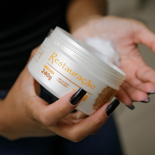 Kit Tratamento Cronograma Capilar Desamarelador Cabelo Loiro Hidratação Nutrição Reconstrução Matizador 4x240g