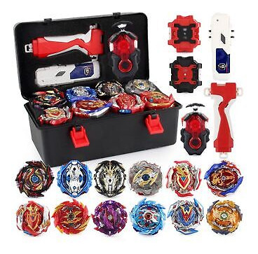 Jimi Bey Battling Top Burst Gyro Toy Set 12 Spinning Top Ssb