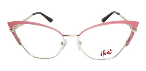 Imagen 1 de 3 de Anteojo Gafa Lente Receta Heat 1041 Dorado / Rosa