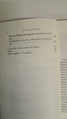 El Genero En Disputa - Judith Butler - Paidos