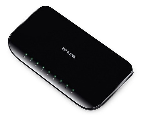Kit 5 - Switch 8 P Gigabit Mesa Tl-sg1008d Tp-link 1000mbps