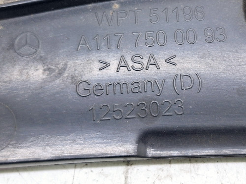 Acabamento Luz Placa Mercedes Cla200 1.6 2015 A1177500093 (Usado)