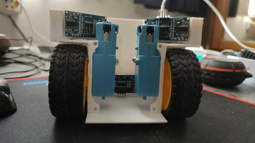 Chasis Mini Sumo Compatible Con Motores Amarillos, Arduino