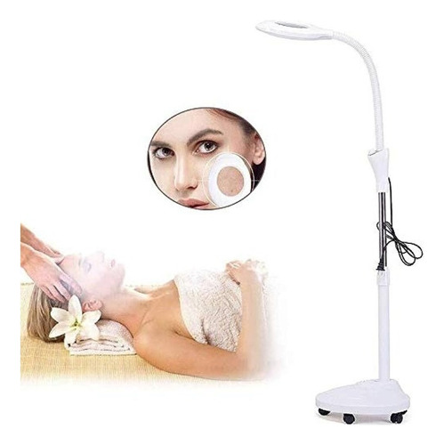 Lámpara Lupa Luz Led Cosmetología Ruedas