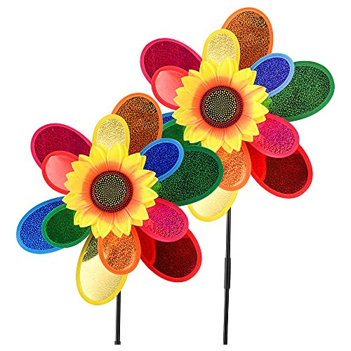 Molinillo De Viento Molino De Flores Espiral Pinwheel R...