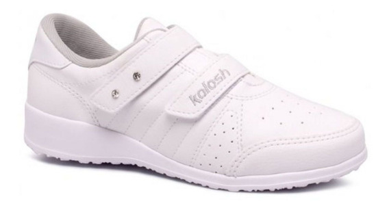 tenis kolosh branco velcro