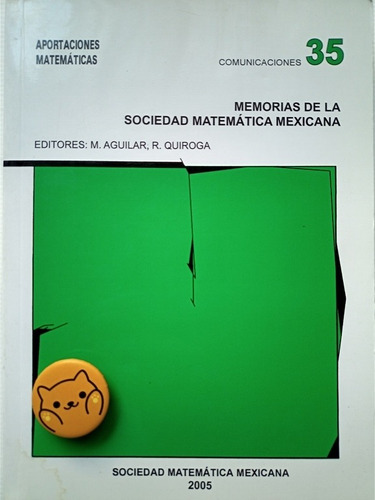 Libro: Aportaciones Matemáticas 35 107b9