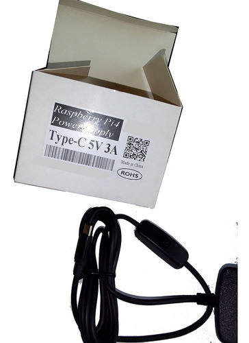 Imagen 4 de 5 de Cargador Fuente Alimentación Dc 5v 3a Usb-c Raspberry Pi 4