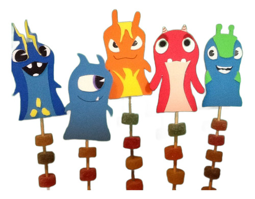 Souvenirs Bajoterra Con Gomitas 10 Unidades