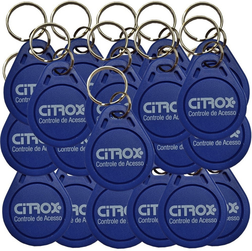 20 Chaveiros Tag Rfid 125khz Para Controle De Acesso Citrox