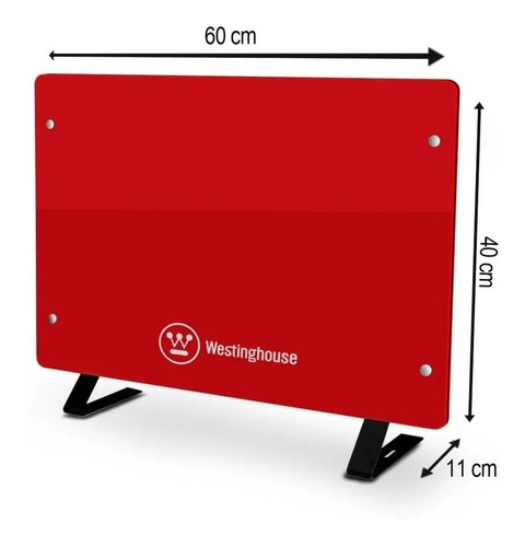 Imagen 5 de 7 de Panel Vitroconvector Westinghouse Calefactor De Piso O Pared