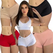 Comprar Kit Com 5 Calcinhas Tanga Sem Costura Short Calesson Atacado