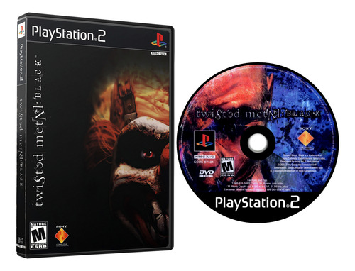 Jogo Twisted Metal Black Para Playstation 2 Ps2