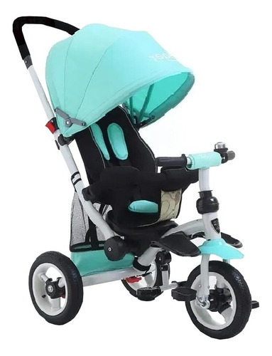 Triciclo Para Bebe De Lujo Babytek T-350 Color Aqua