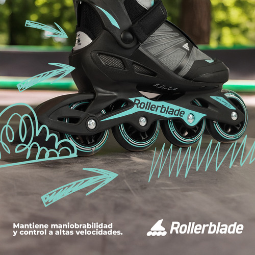 Patines Roller Mujer Rollerblade Profesional En Linea Inc