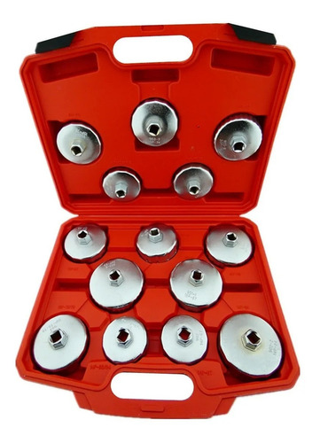 Kit 14 Piezas Extractor Filtro Aceite Automotriz Universal