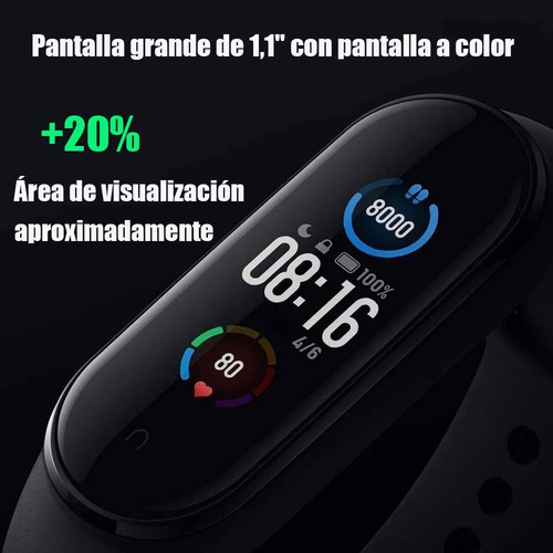 Imagen 5 de 7 de Reloj Smart Band M5 - Monitor Cardiaco - Calorias - Deportes