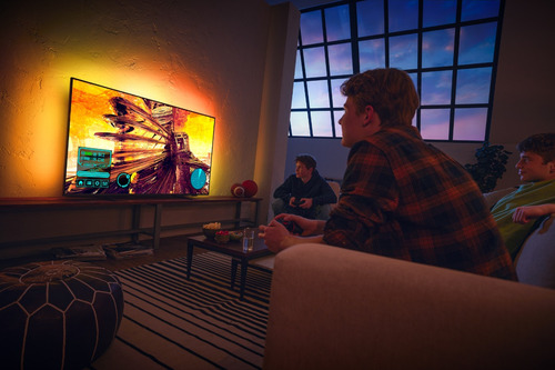 Philips Miniled 4k Ambilight Y Google Tv Qled 65pml9118 D3