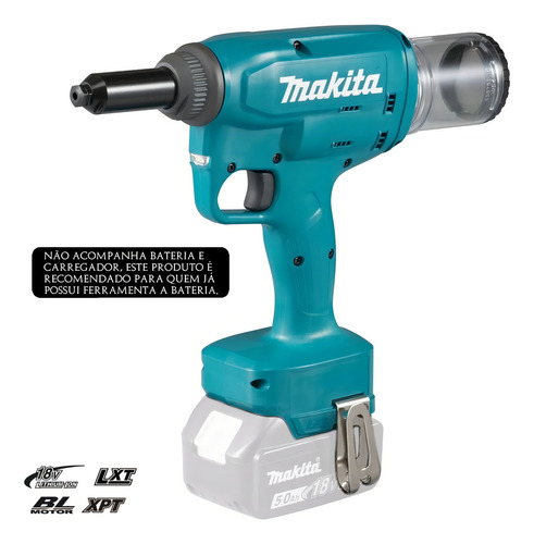 Remachadora a batería de 4,8 mm x 6,4 mm - Makita DRV250z