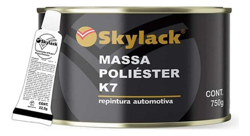 Massa Poliéster Skylack K7 750g Kit 6 Unidades