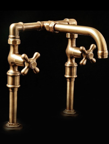 Lavatorio Sobremesada Robinet Persa Bronce Viejo 18 Cuotas