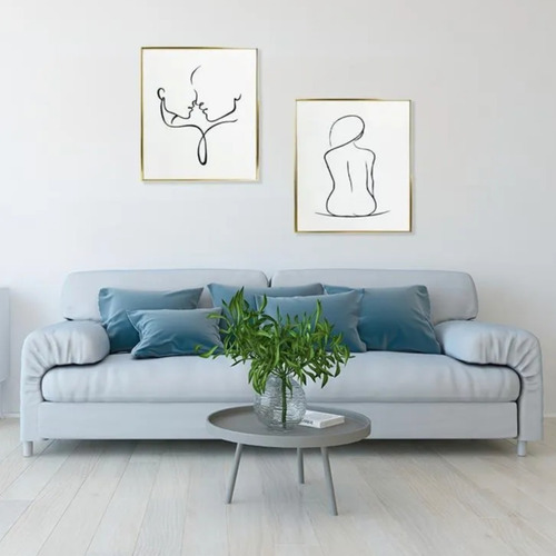 Cuadro Decorativo Siluetas 50 X 40 Cm