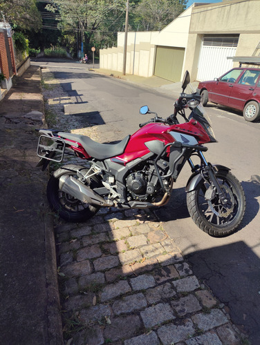 Cb500x 2020 Vermelha C/16.000 Km Manual E Chave Reserva