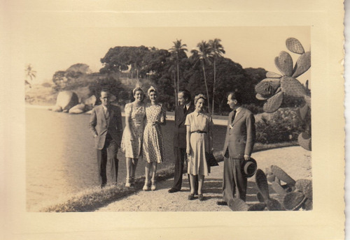 1940 Fotografia Real En Parque Guinle Rio De Janeiro Brasil