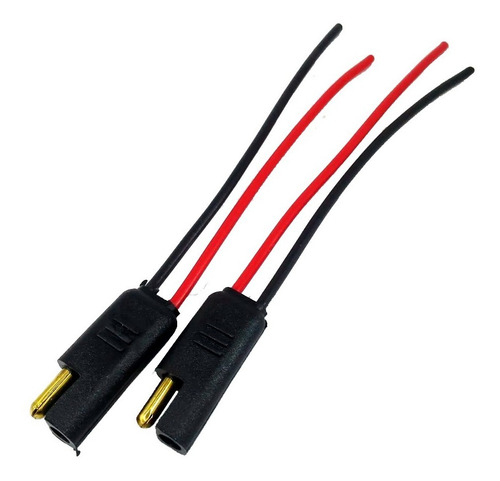 Kit 20 Conector Chicote 2 Vias Reforçado Fio 1mm Anti-erro