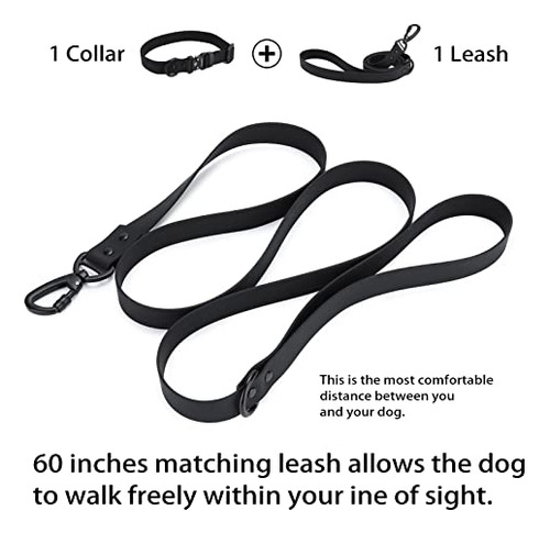 Collar Y Correa Impermeables Jipimon Para Perros -