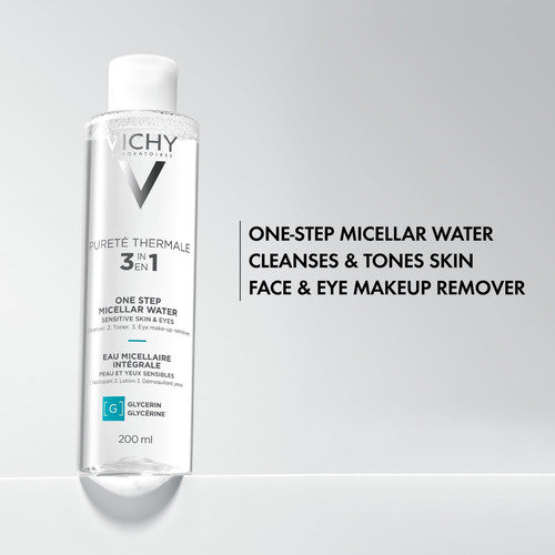 Desmaquillante Y Tónico Facial Con Agua Micelar Vichy
