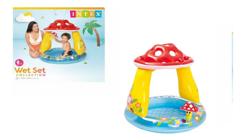 Piscina Inflable Para Niños Forma Champiñon