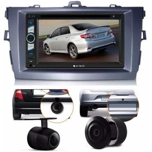 Central Multimidia Dvd Toyota Corolla + Moldura 2d + Camera