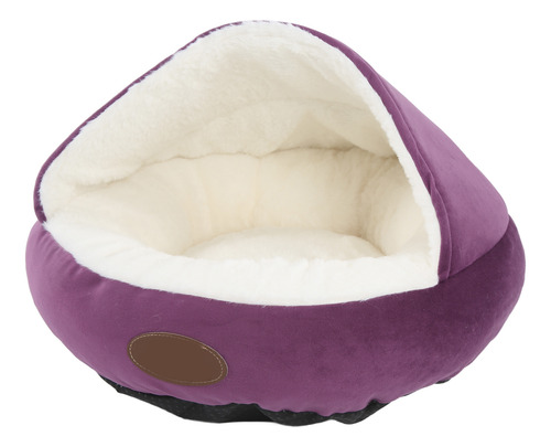 Cama Para Mascotas Con Forma De Concha, Cómoda, De Felpa Par