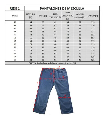 Pantalones de mezclilla para hombre tallas extras hotsell