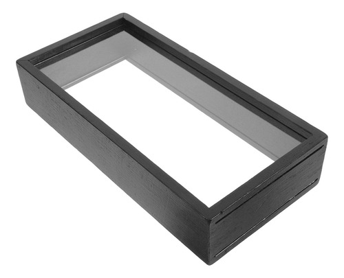Box De Sombra 3d Marco De Imagen Madera Remográfica Negro