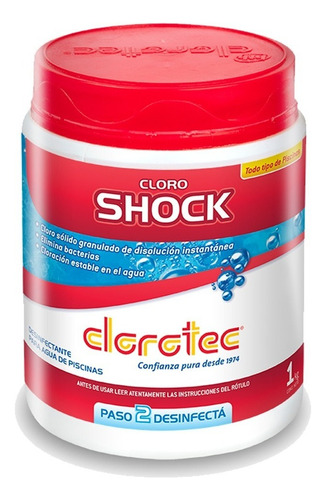 Cloro Shock Clorotec 1kg Disolucion Instantanea - Universo