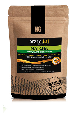 Espinaca En Polvo Organikal 50gr