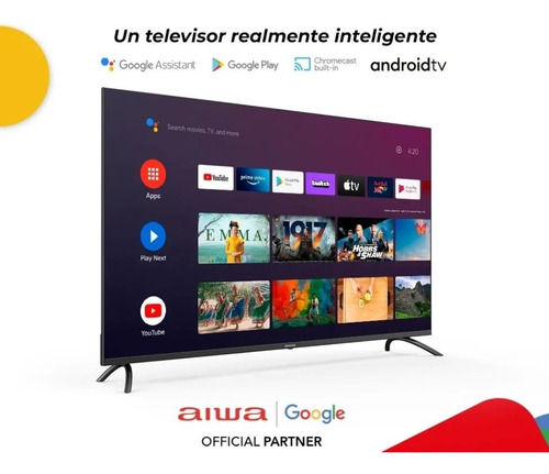 Imagen 2 de 2 de Tv Led Aiwa De 32 Pulgadas Sistema Android