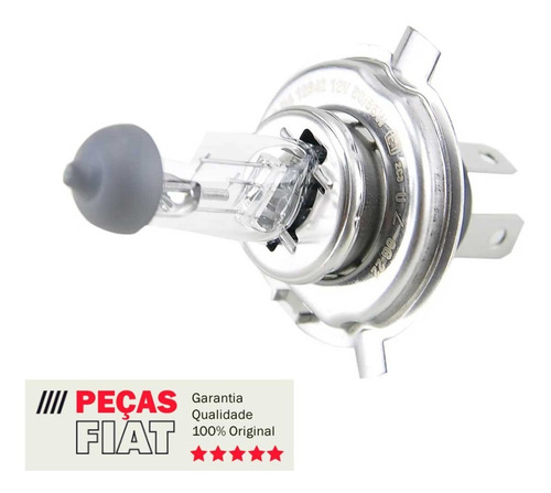 Lâmpada Farol Dianteiro Original Uno Vivace H4 Nova Original
