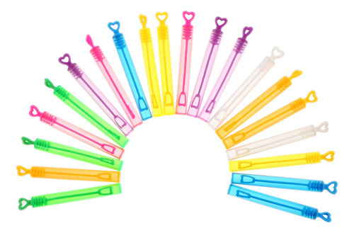 Juego De 20 Botellas Bubble Wand Botellas Bubble Solution Pa