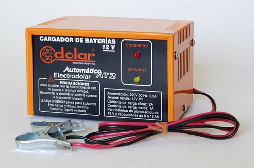 Cargador Automático De Flote Para Batería 12 V At2 Dolar