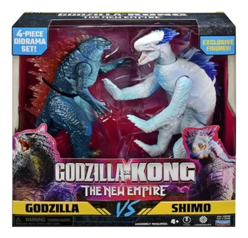 Godzilla X Kong Set 2 Muñecos Con Accesorios 